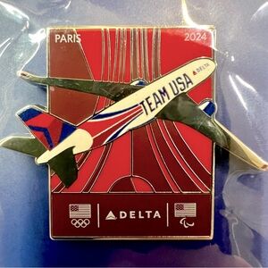 Team USA 2024 Paris Summer Olympics Delta Air Lines Pin - New